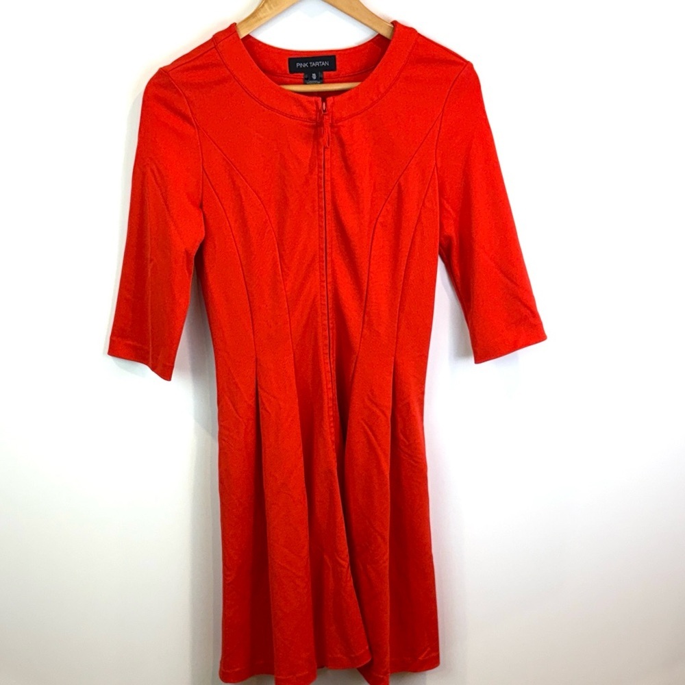 Pink Tartan Red Dress size XS